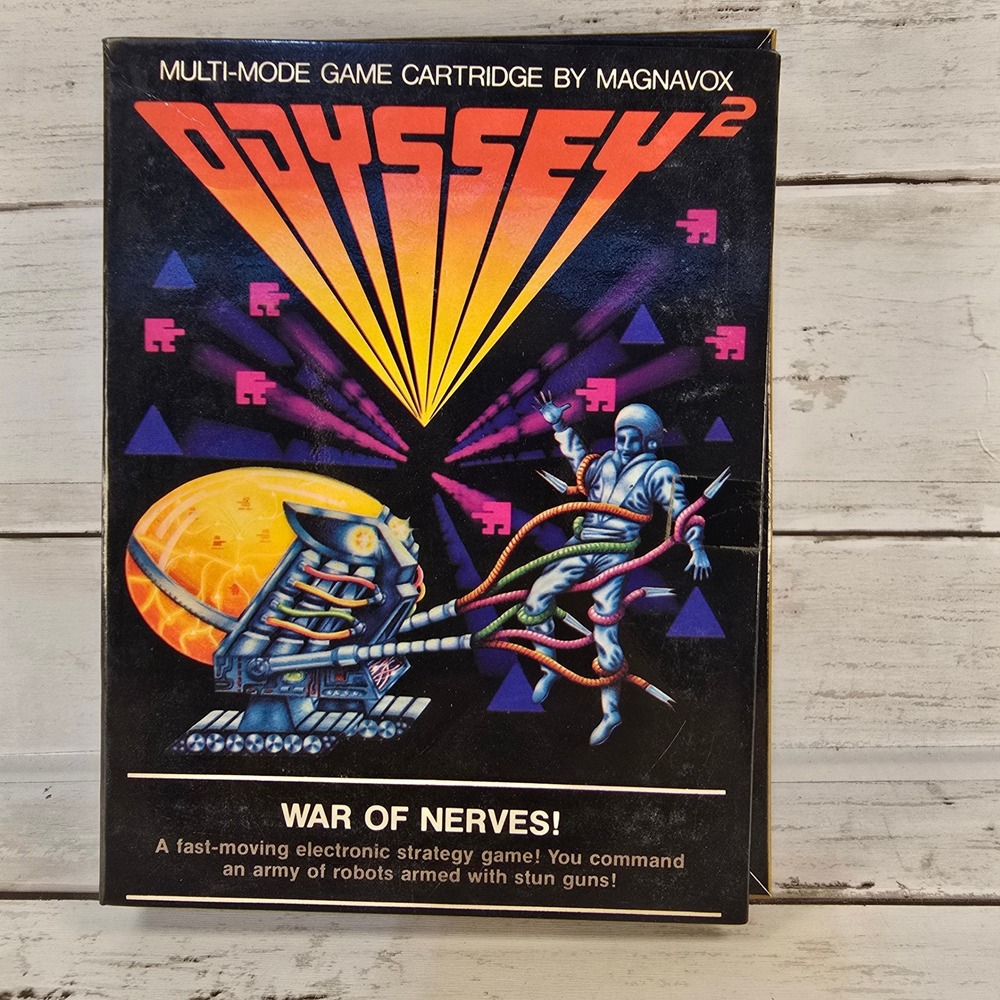 Magnavox Odyssey 2 War of Nerves Video Game CIB 1979 Vintage AC9417 Strategy